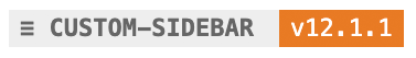 Custom Sidebar console.info
